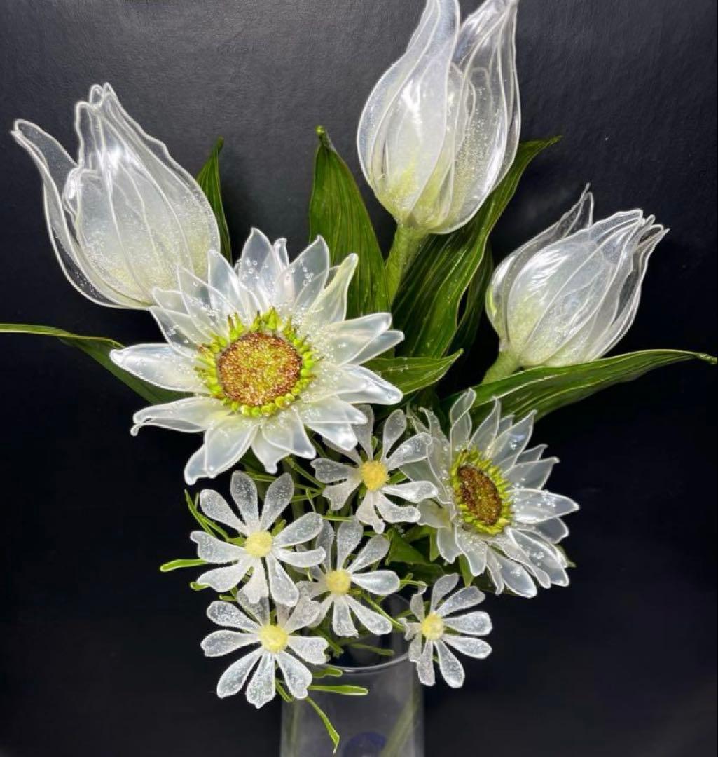 あじさい　　アメリカンフラワー　ディップフラワーNO165