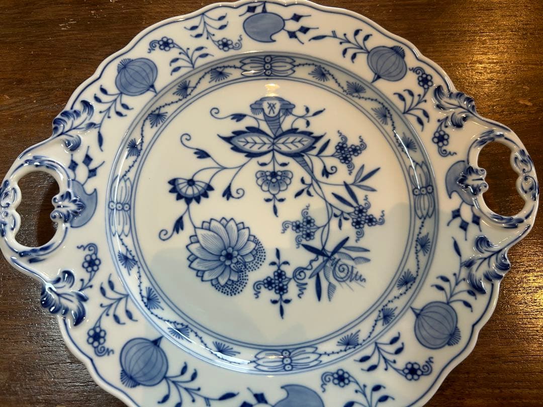 マイセン ブルーオニオン約30cm(持ち手のある方の長さ)