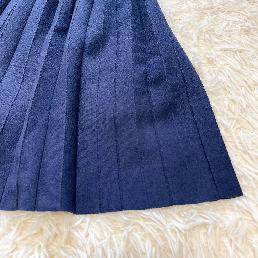 タグ付新品✨セルフォード スプリングニットドレス　2025SS ネイビー S