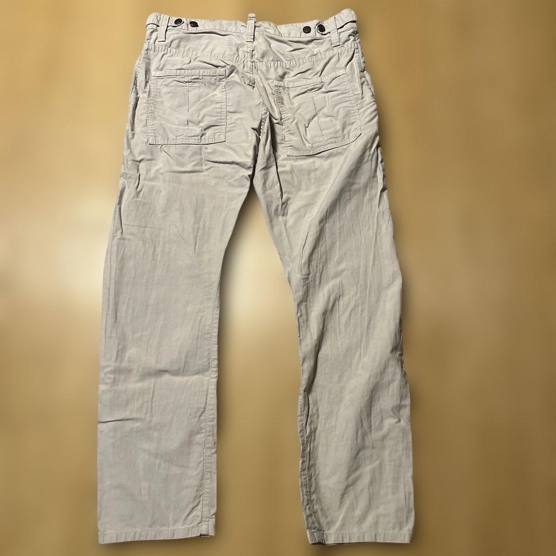 DSQUARED2ベージュ チノパン スナップボタン50 Ｌサイズ