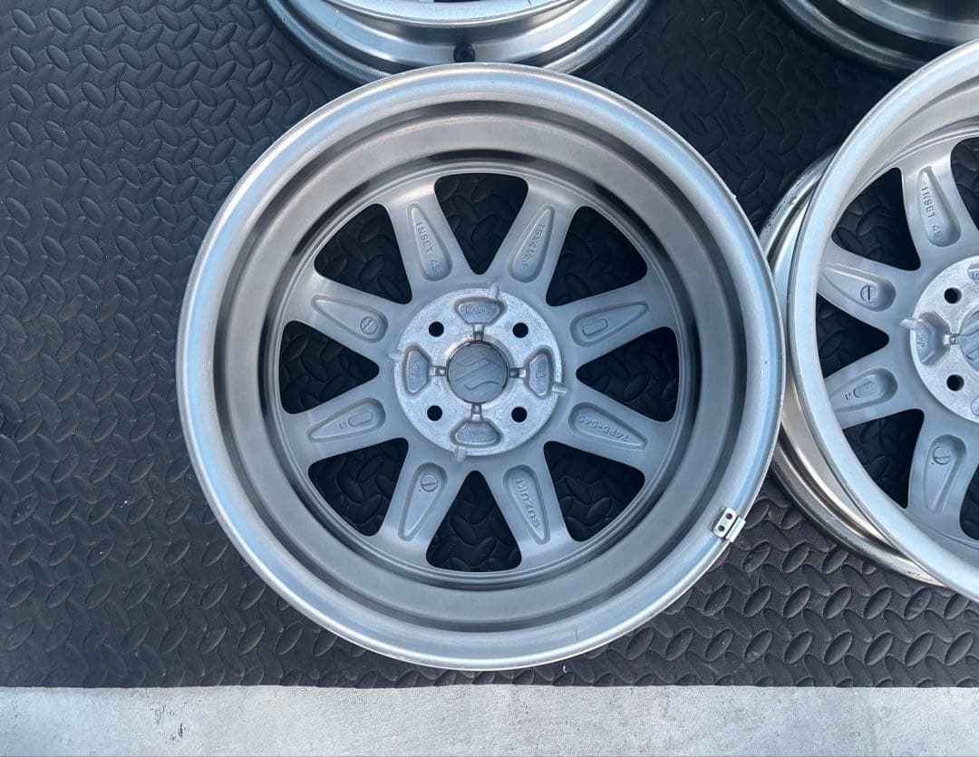 超美品 傷無し 新車外し？ エンケイ製 アルトターボRS 純正 15インチ 4本