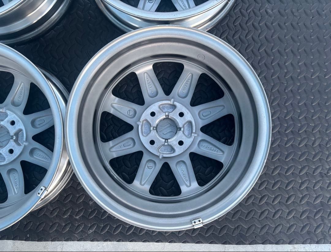 超美品 傷無し 新車外し？ エンケイ製 アルトターボRS 純正 15インチ 4本