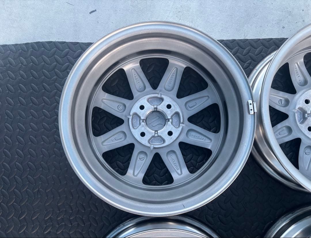 超美品 傷無し 新車外し？ エンケイ製 アルトターボRS 純正 15インチ 4本