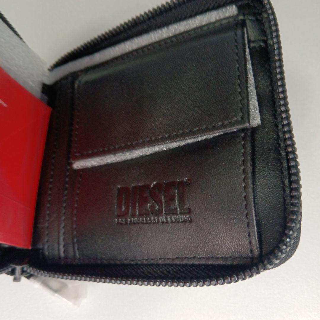 DIESEL ディーゼル 二つ折り財布 メンズ ラウンドファスナー 箱なし