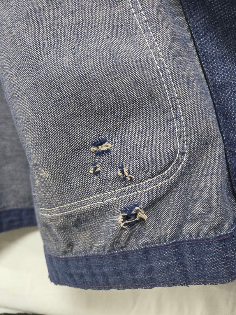 70s BLUE BELL Wrangler デニムカバーオール 38