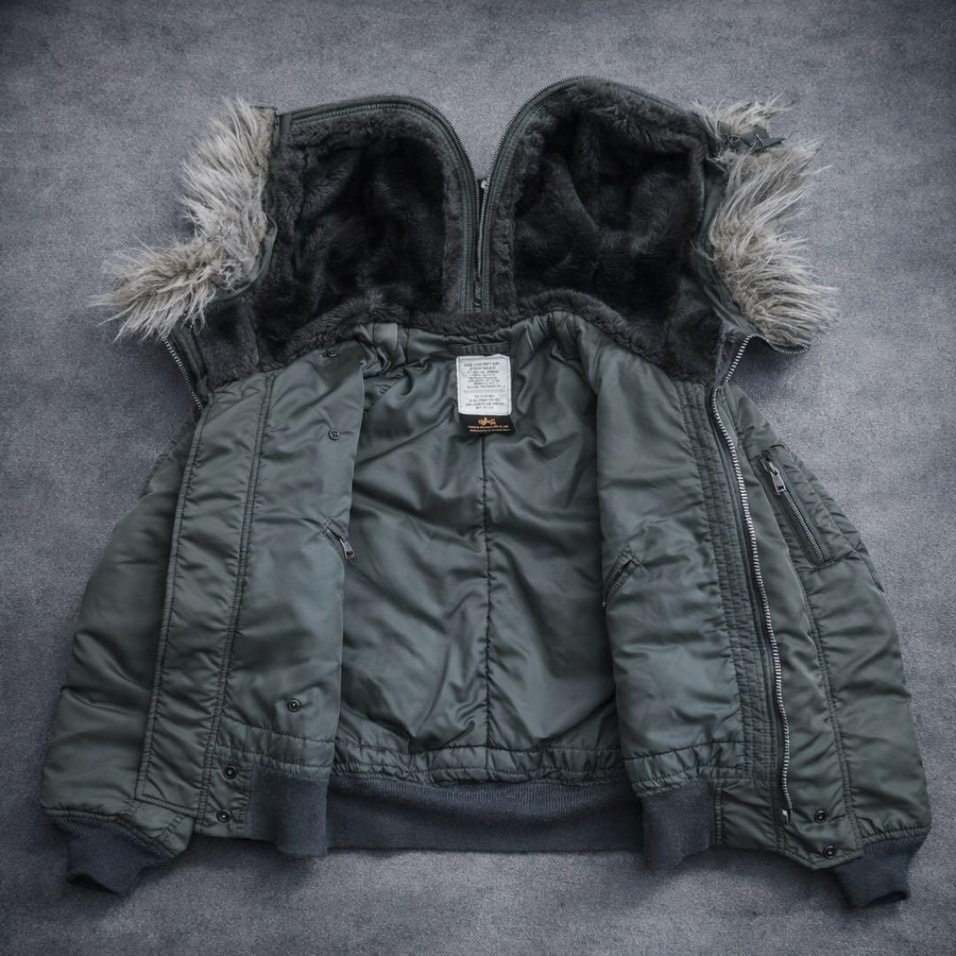 90s USA製 ALPHA N-2B MA1フライトジャケット ideal