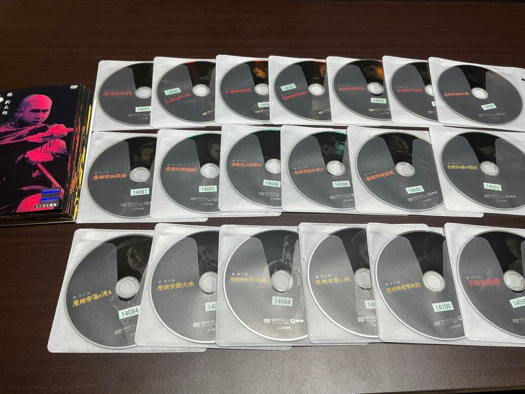 まぁ様専 DVD 座頭市シリーズ 19枚セット 不知火検校 勝新太郎