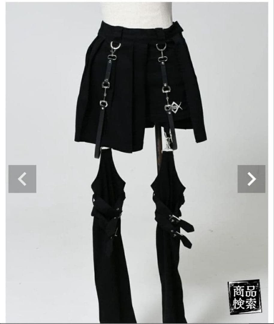 『REFLEM/レフレム』レッグカバー付きレイヤードデニムショーパン