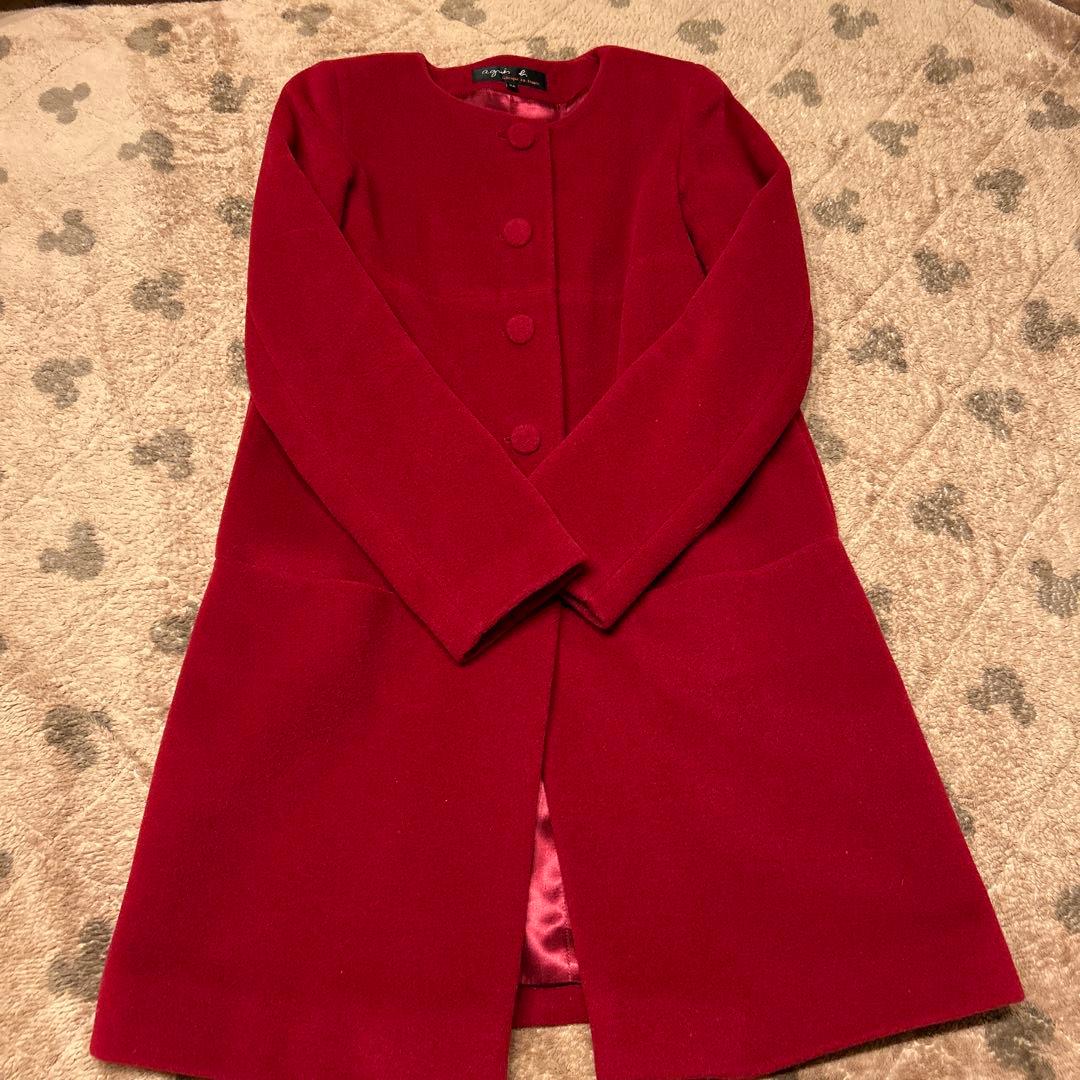 agnès b. 赤コート サイズ36