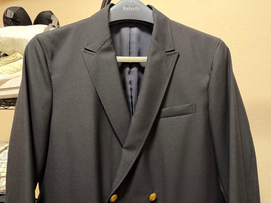 BEAMS PLUS 4ボタン ダブルブレザー