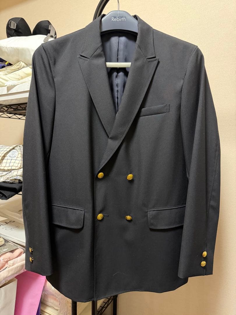 BEAMS PLUS 4ボタン ダブルブレザー