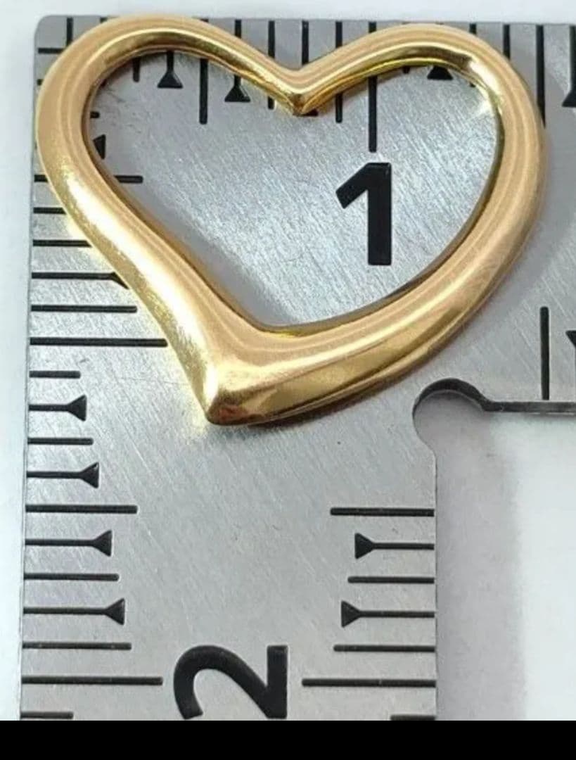 Ｋ１８ オープンハート チャーム