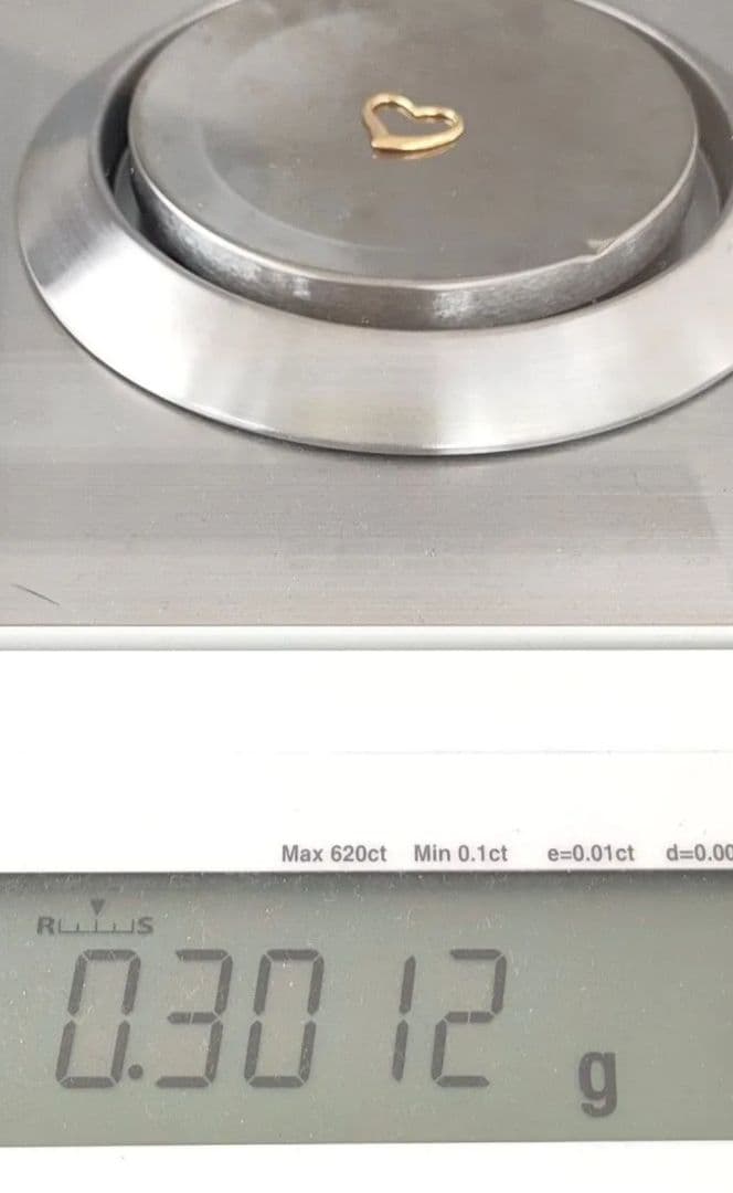 Ｋ１８ オープンハート チャーム