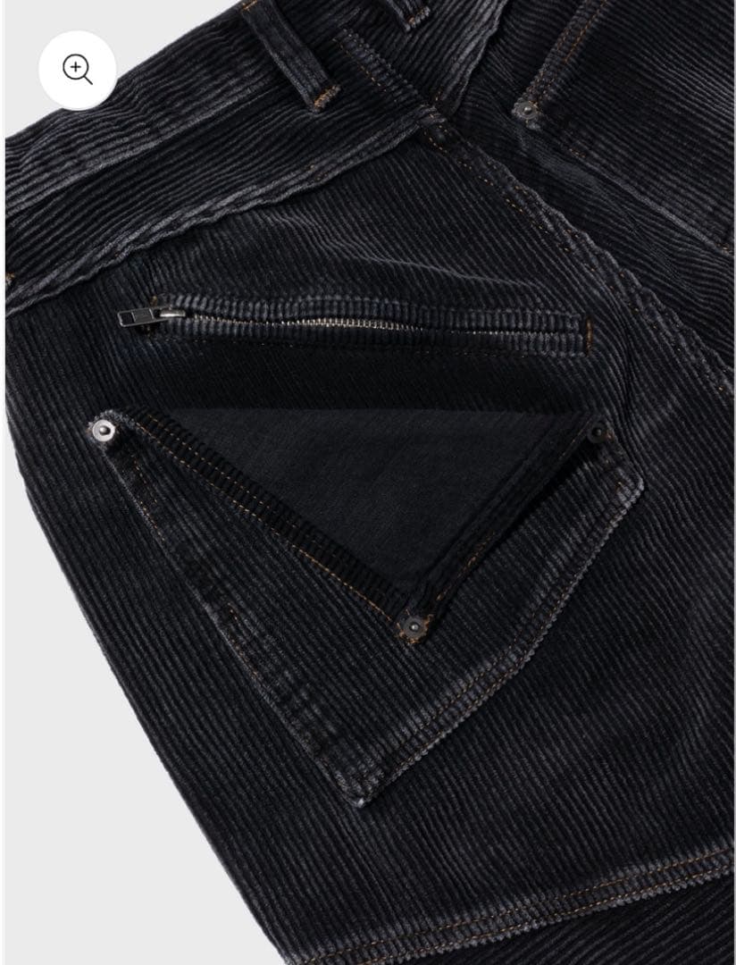 BONKNOW FREAKS Faded Corduroy Pants ブラック