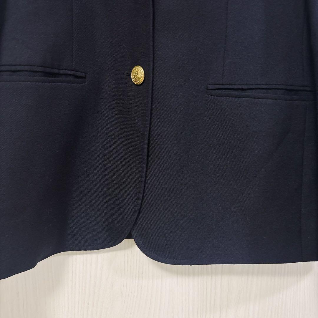 美品★イーストボーイ 紺ブレザー 金ボタン ジャケット 9号 エンブレム