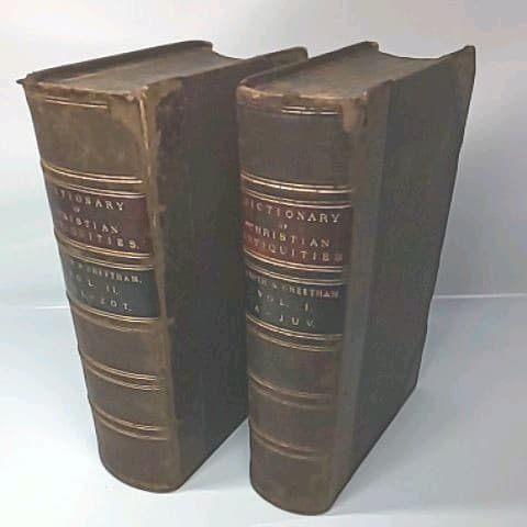 【希少書籍】約140年前に、イギリスで出版・古代キリスト教の辞典・英語版