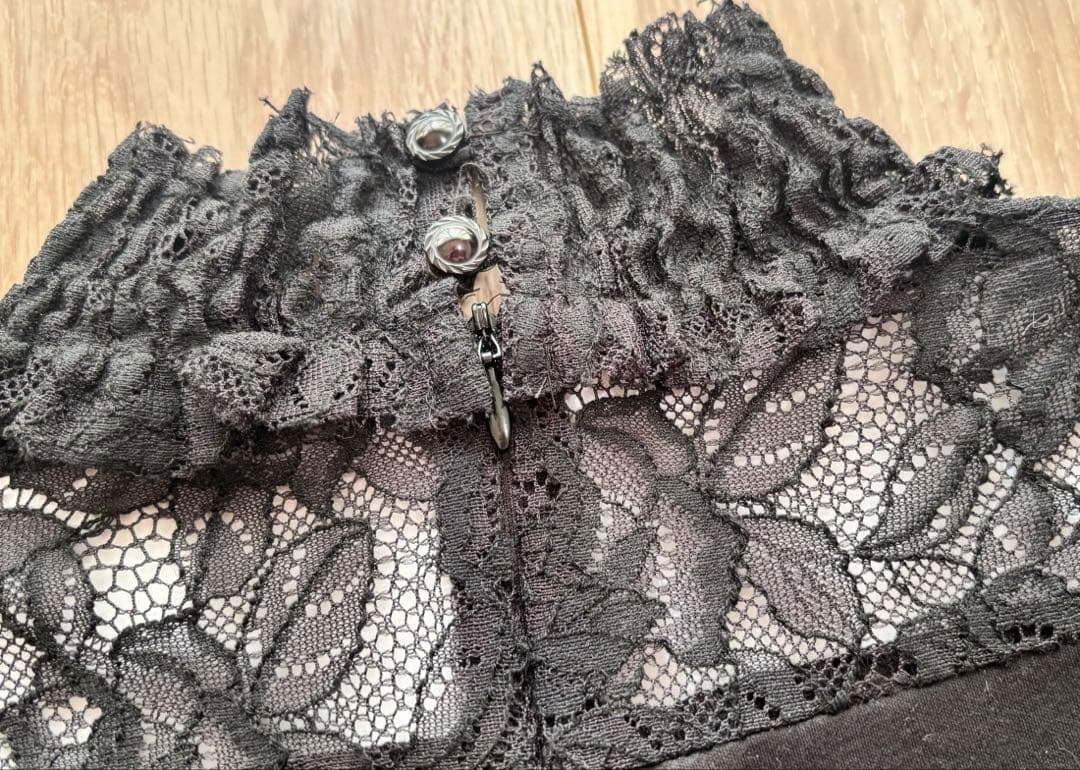 Moi meme Moitie 初期 薔薇レースハイネックカットソー 美品✦