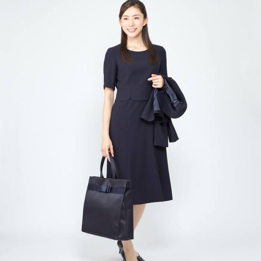 【東京ソワール / プチソワール】【撥水加工】ビッグサイズのお受験トートバッグ