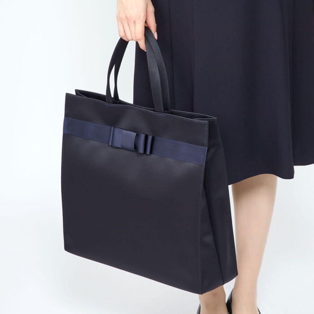 【東京ソワール / プチソワール】【撥水加工】ビッグサイズのお受験トートバッグ