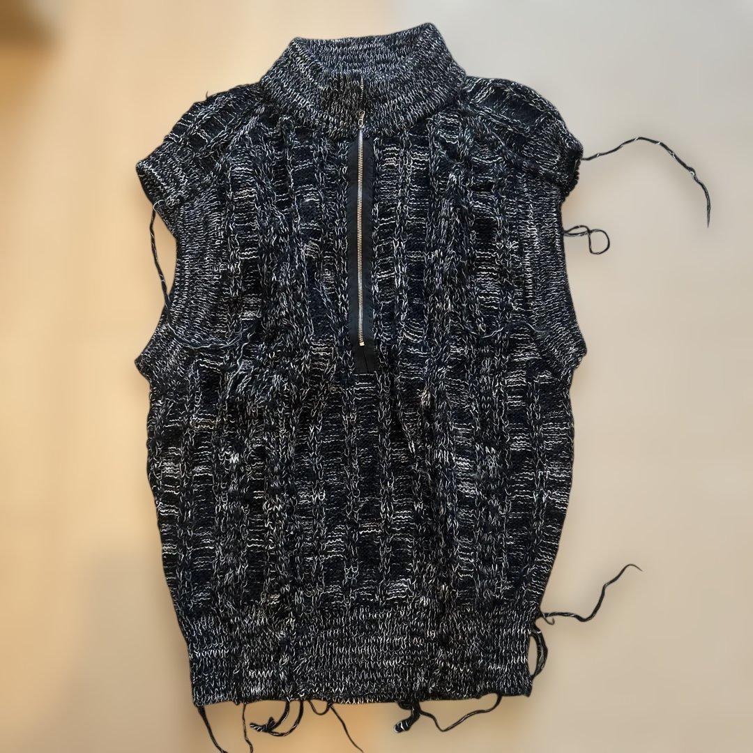photocopieu ニットベスト