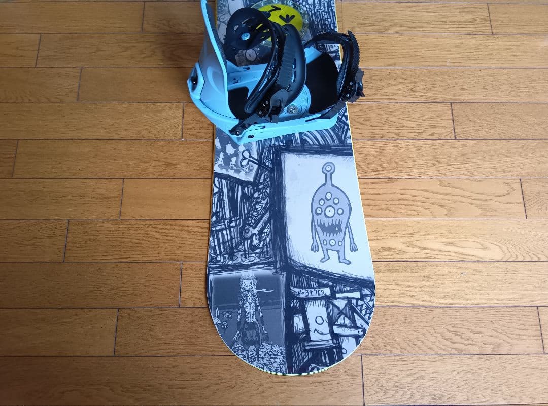 【良品】国産スノーボード ビンディングセット