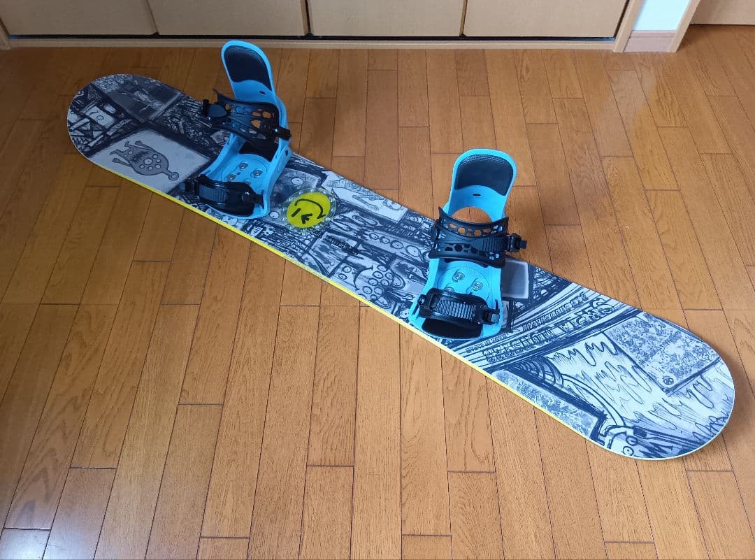 【良品】国産スノーボード ビンディングセット