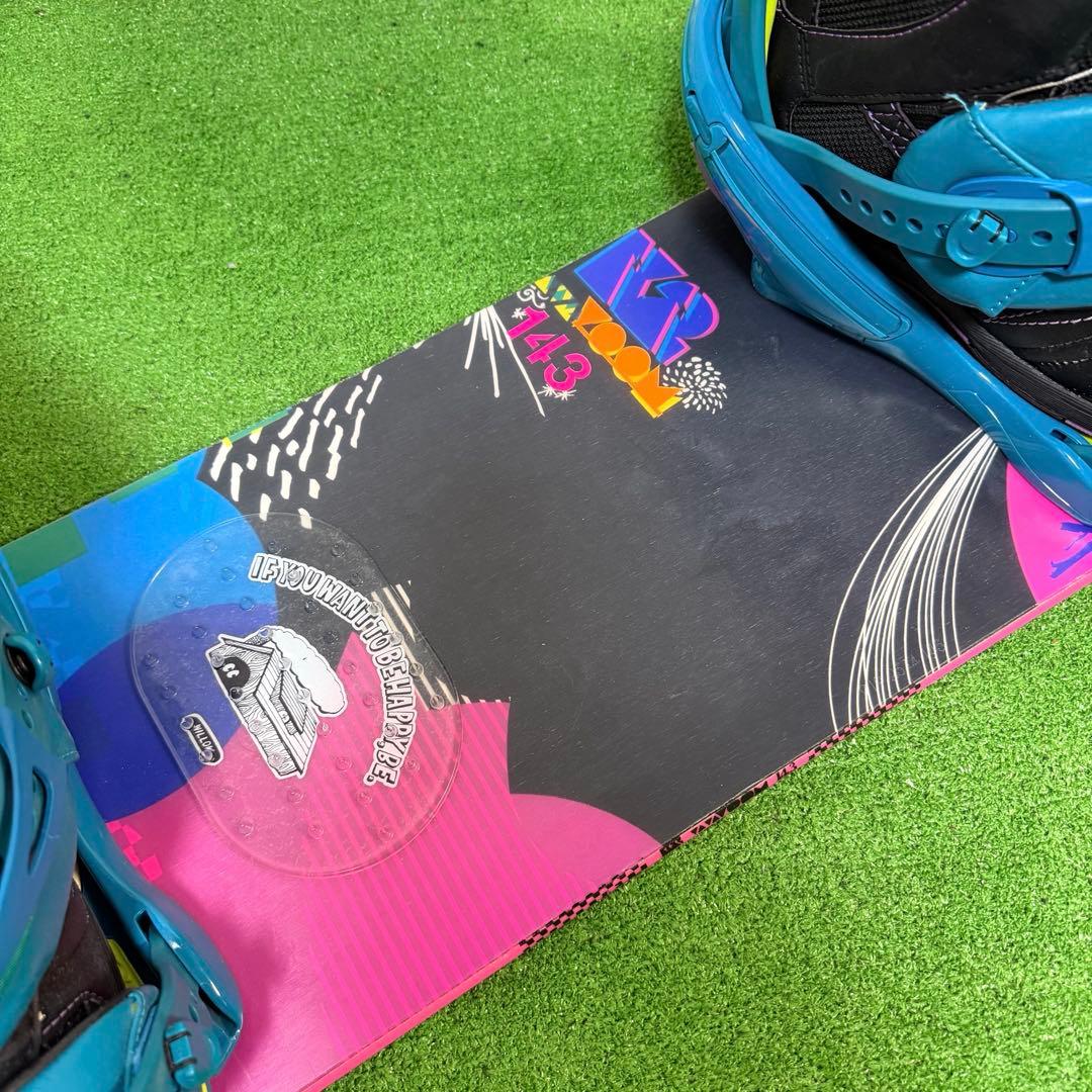 K2 スノーボード　143 ビンディング　ブーツ　エッジガード 24.5cm