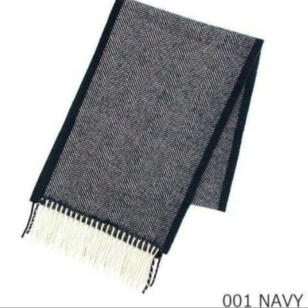 【新品】ヘリンボーン　マフラー　ビームス ジョンストンズ　ラルフローレン