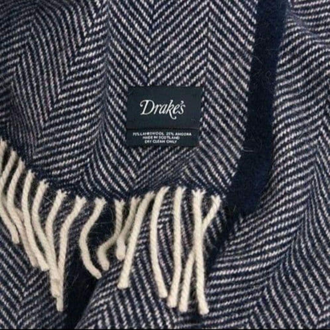 【新品】ヘリンボーン　マフラー　ビームス ジョンストンズ　ラルフローレン