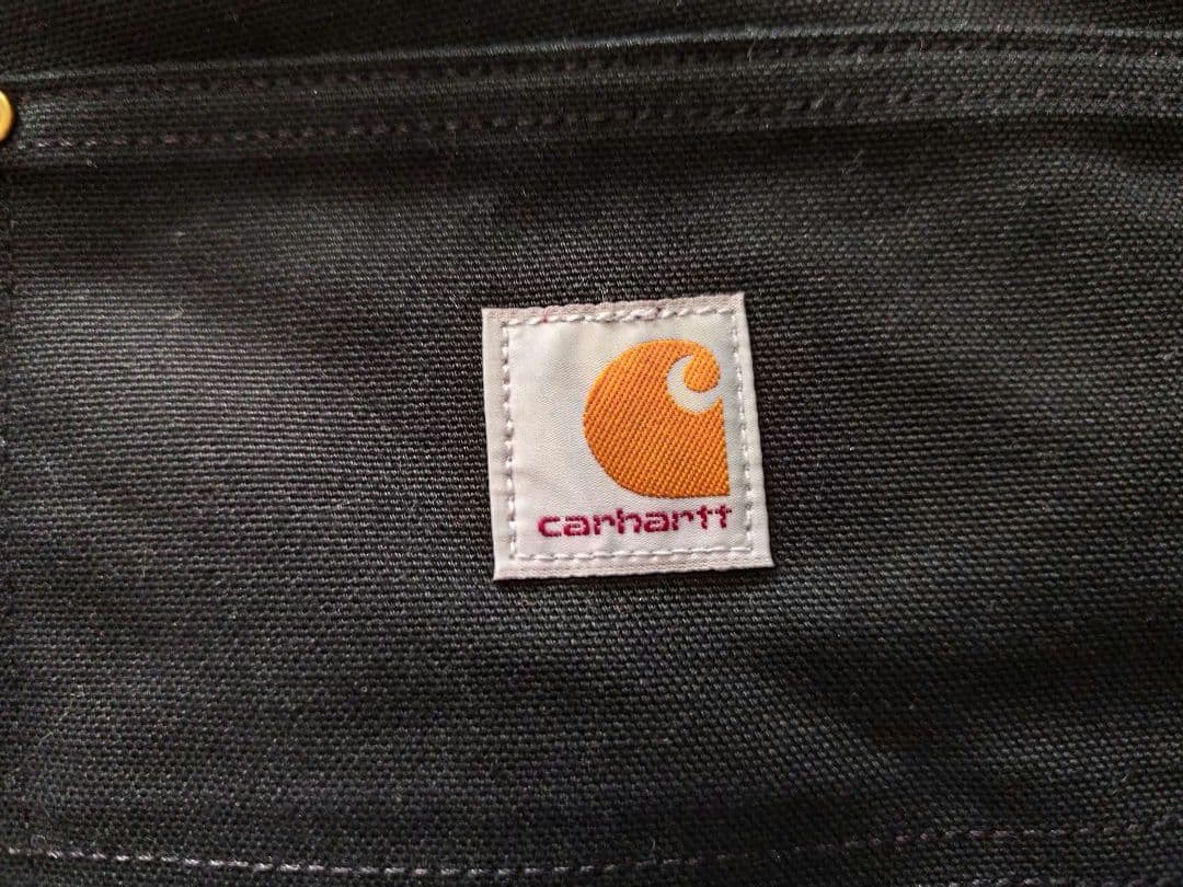 Carhartt ダブルニー USA製 Black W32L32 ワークパンツ