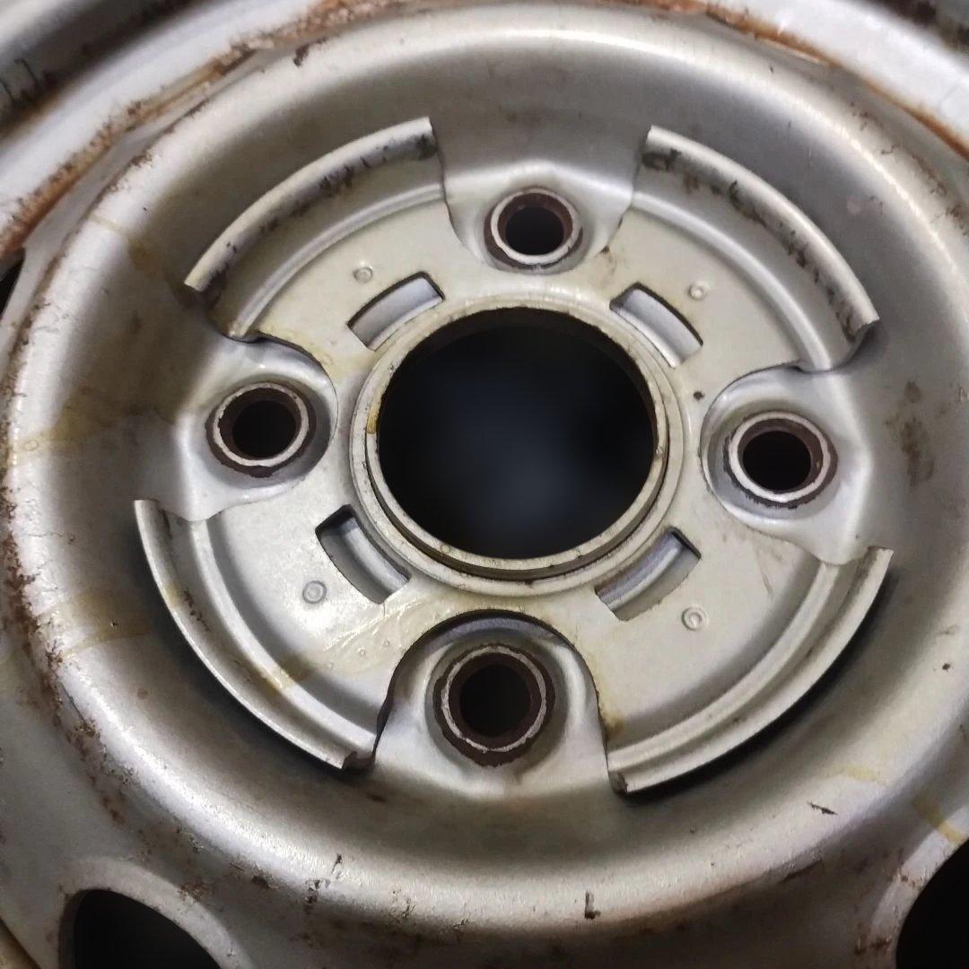 旧車 ① トヨタ コロナ純正 スチールホイール 中古品