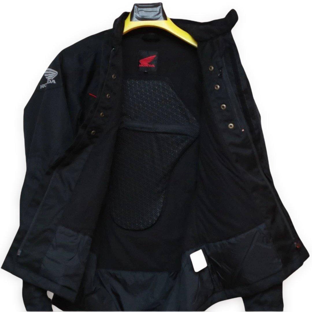 HONDA バイク防水透湿ジャケット/パンツ ブラック Lサイズ（美品）