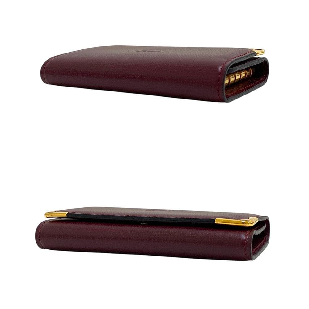 【未使用】 Cartier カルティエ マストライン キーケース 6連 ボルドー
