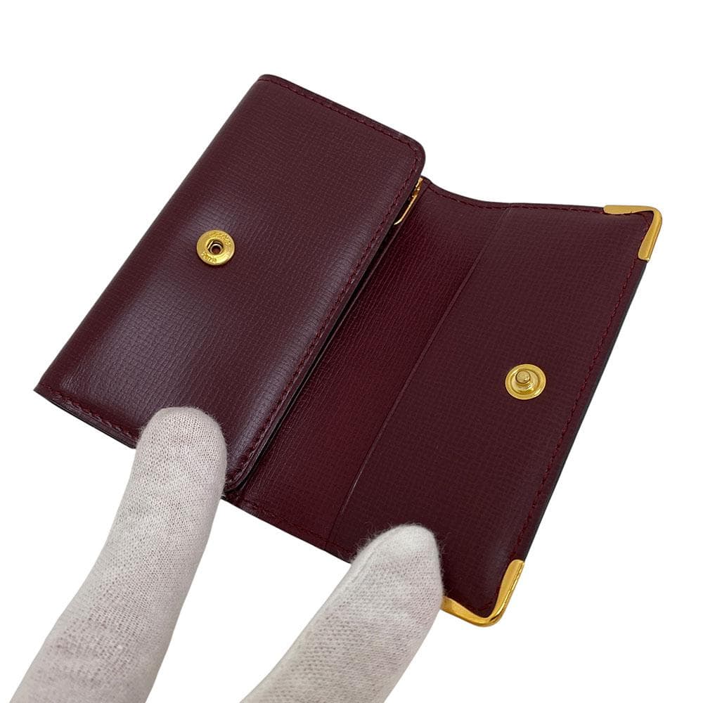 【未使用】 Cartier カルティエ マストライン キーケース 6連 ボルドー