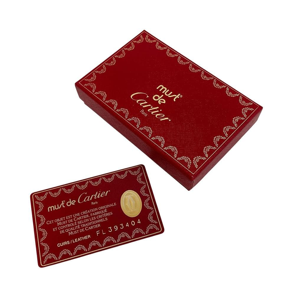 【未使用】 Cartier カルティエ マストライン キーケース 6連 ボルドー