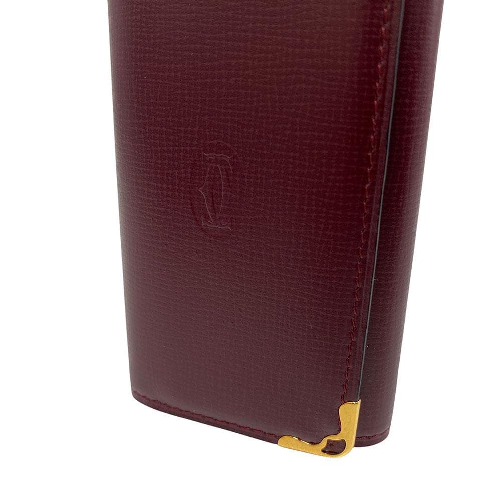 【未使用】 Cartier カルティエ マストライン キーケース 6連 ボルドー