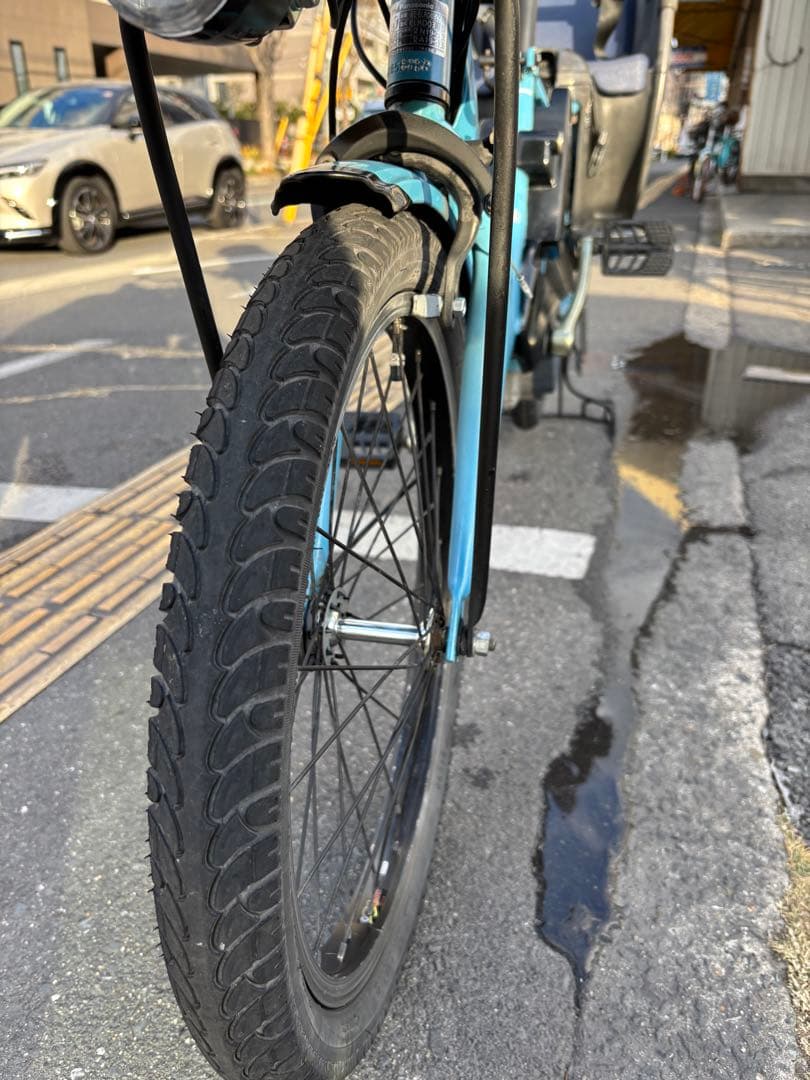 中古20㌅Panasonic電動アシスト自転車　16Ah 大阪　011番