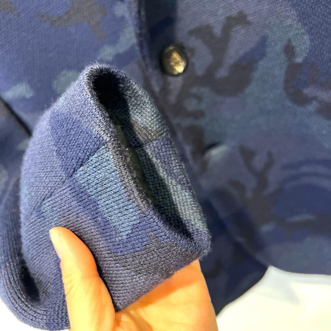 【ご依頼により24:00まで値下げ】AKM ブルー迷彩ジャケット