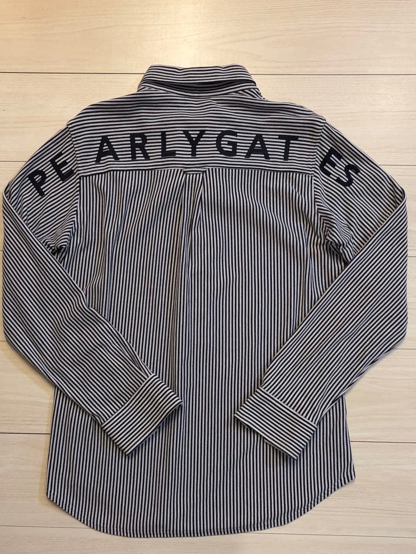 PEARLY GATES ストライプシャツ