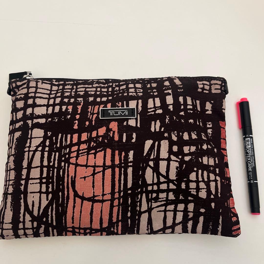 used・TUMI折畳みボストンバッグ・背にループ付き