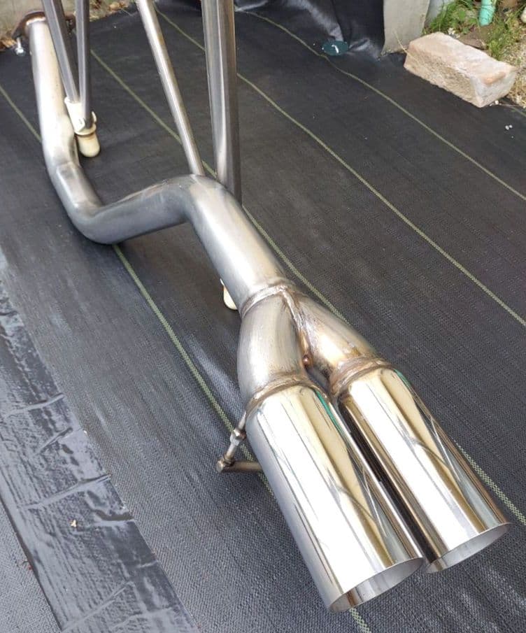 出口2本出しステンレスマフラー　○75系NA・ターボ共通4WD不可　送料込み価格
