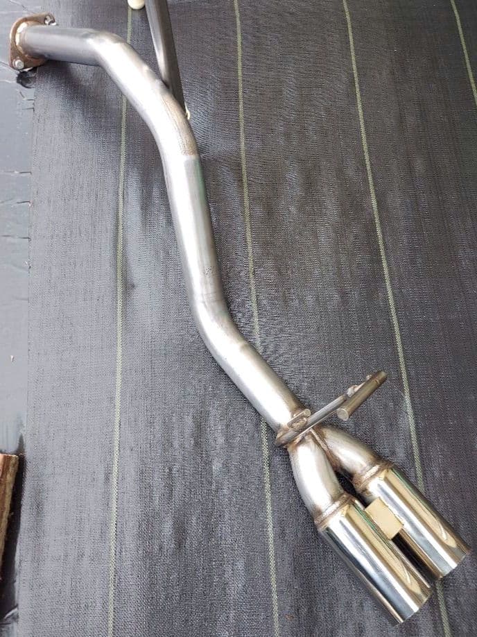 出口2本出しステンレスマフラー　○75系NA・ターボ共通4WD不可　送料込み価格