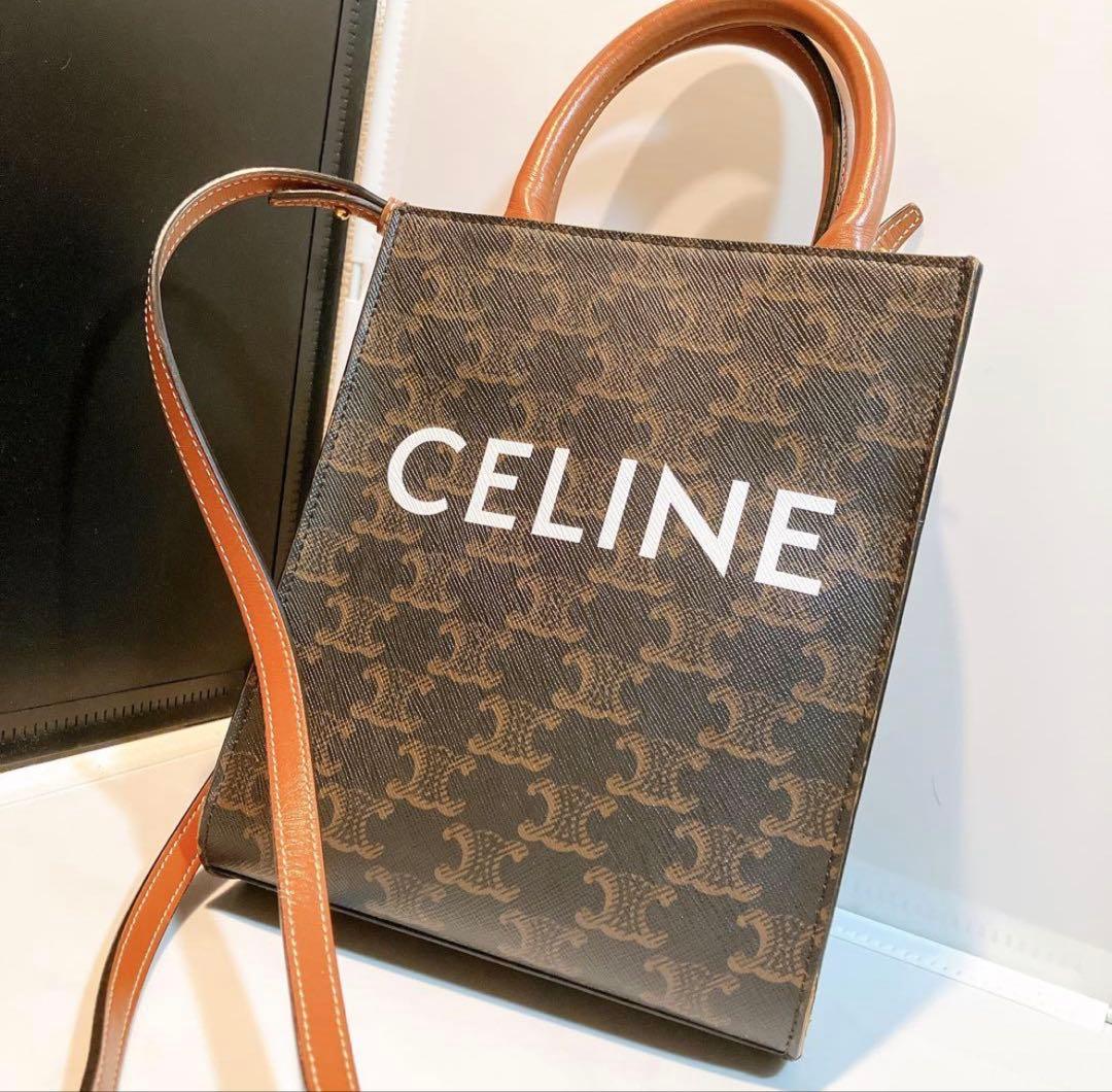 CELINE セリーヌ　トリオンフ ミニ バーティカルカバ　ショルダーバッグ