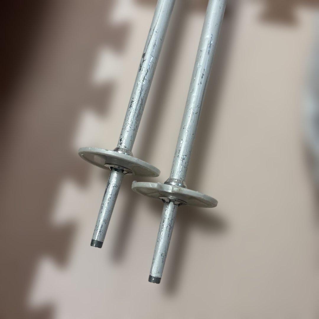 120cm スキーセット 青色星模様