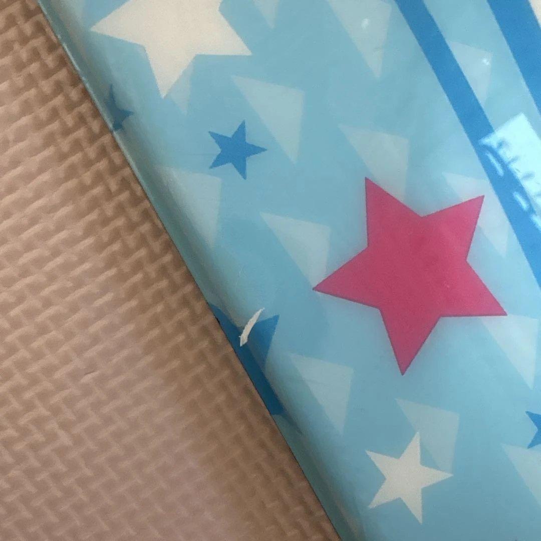 120cm スキーセット 青色星模様