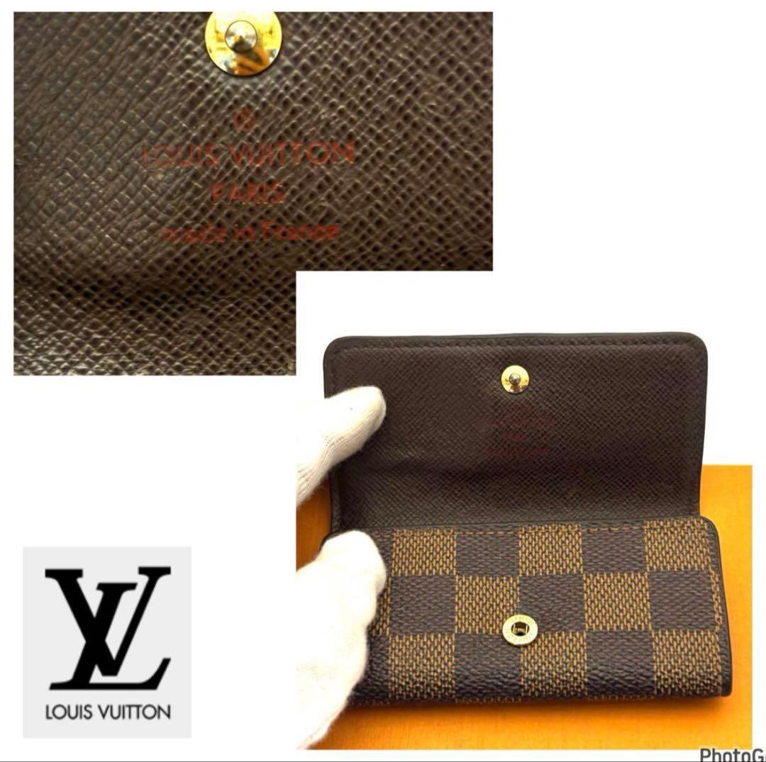 ⭐️新品並レベル⭐️ルイヴィトン⭐️ダミエ⭐️ミュレティクレ⭐️4連キーケース⭐️