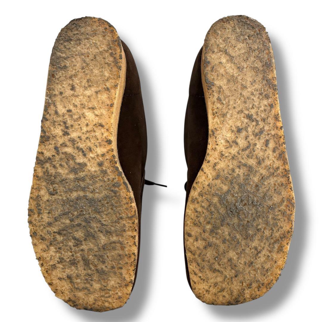 クラークス ワラビー レザーブーツ スウェードシューズ 極美品 【UK7.5G】