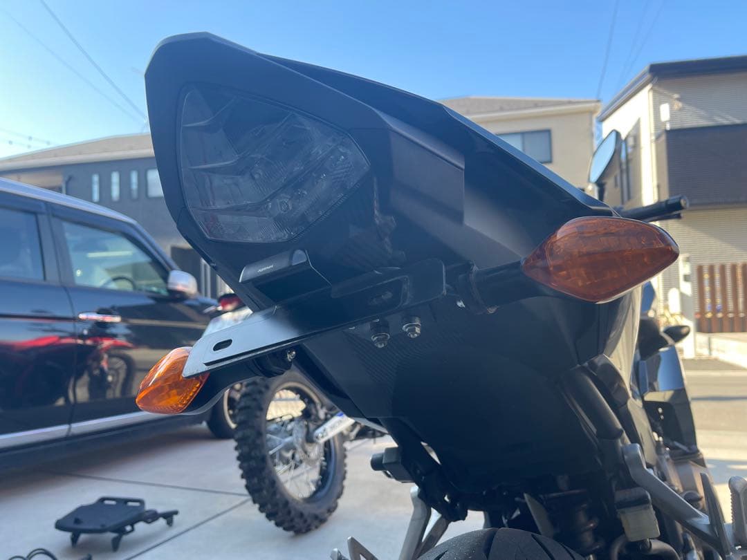 【るくしーさん専用】CBR400R フェンダーレスキット、バックステップ