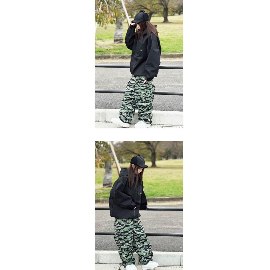 スノーボードウェア メンズレディースオーバーサイズカーゴパンツボードスノボウェア