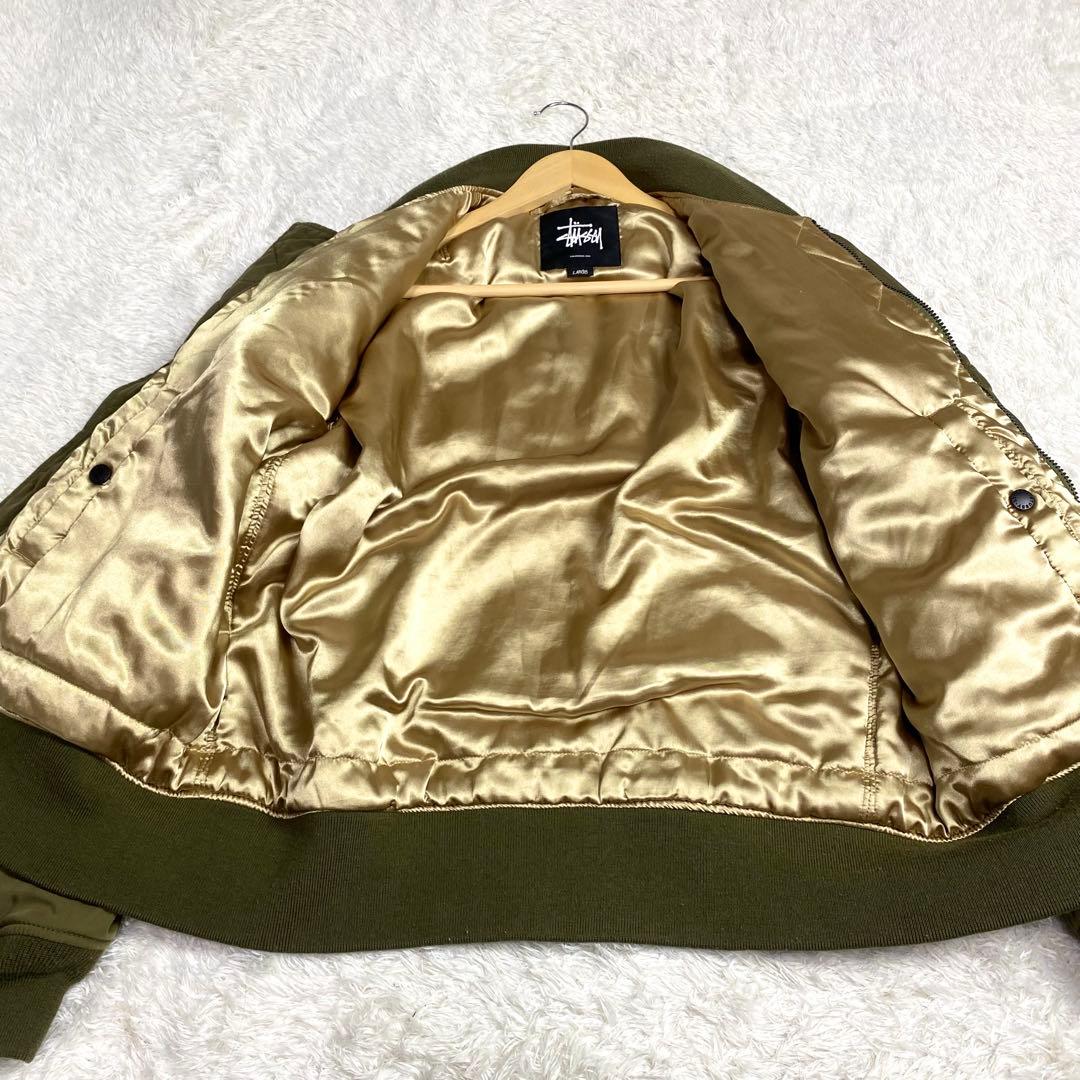 ジャケット・アウター STUSSY MA-1 00s y2k archive reversible L